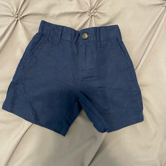 Janie and Jack Navy Shorts - Picture 1 of 3